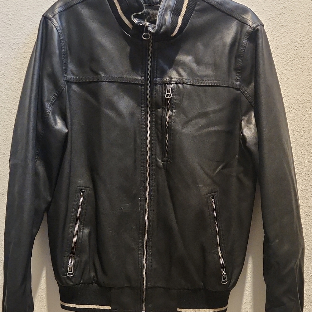 Wilsons Leather Black Bomber Jacket